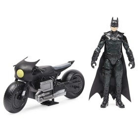 Bilde av Batman Movie Batman med Batcycle 30 cm