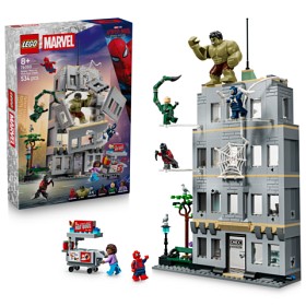Bilde av LEGO Super Heroes 76350 Episk oppgjør med Spider-Man mot Hulk