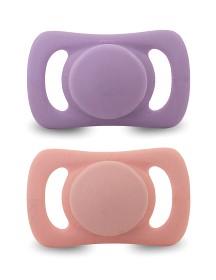 Bilde av Esska Chilla Lilla Smokk Silikon 2-pack 0-6 mån (Lila/Rosa)
