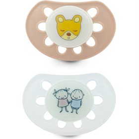 Bilde av Esska Classic Glow Smokk Silikon 2-pack 4-36 mån (Teddy/Kompisar)