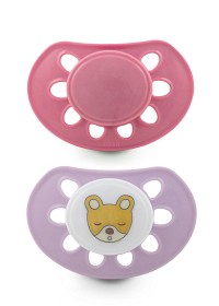 Bilde av Esska Classic Smokk Latex 2-pack 4-36 mån (Rosa/Teddy)