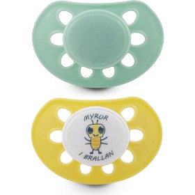 Bilde av Esska Classic Smokk Silikon 2-pack 4-36 mån (Grønn/Myra)