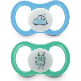 Bilde av Esska Happy Glow Smokk 2-pack 4-36 mån (Bil/Robot)