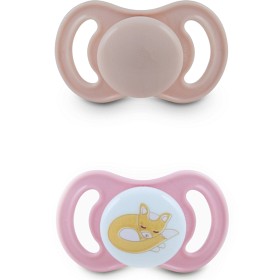 Bilde av Esska Happy Mini Smokk Silikon 2-pack 0-6 mån (Rosa/Rev)