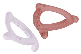 Bilde av Everyday Baby Bitering Silikon 2-pack (Light Lavender/Nature Red)