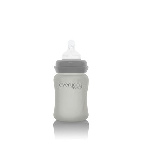 Bilde av Everyday Baby Glassflaske Healthy + 150 ml (Grå)
