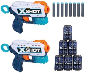 Bilde av Excel Double Kickback blaster med 8 pilar & 6 burkar