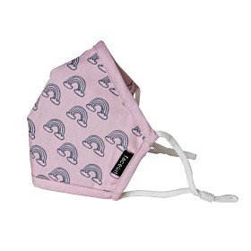 Bilde av FaceIt Munskydd Pink Rainbows 1-pack (Rosa)