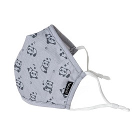 Bilde av FaceIt Munskydd Stone Panda 1-pack (Grå)