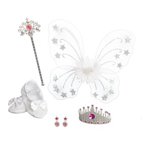 Bilde av Fairy Princess utklädnad med vingar och tillbehör