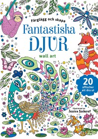Bilde av Färglägg och skapa Fantastiska djur