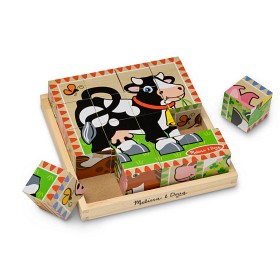 Bilde av Melissa & Doug - Kubpussel Bondgård