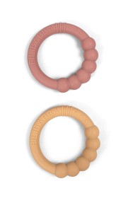 Bilde av Filibabba Bitering Silikon 2-pakning (Vintage Rose)