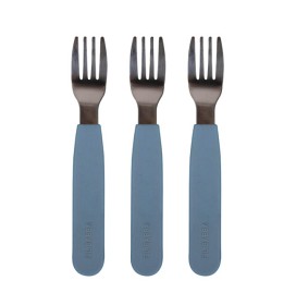 Bilde av Filibabba Gafler Silikon 3-pack (Powder Blue)