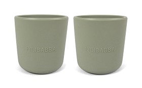 Bilde av Filibabba Krus Silikon 2-pakning (Grønn)