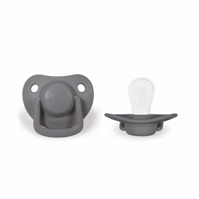 Bilde av Filibabba Napp Silikon 2-pack 0-6m (Dark Grey)