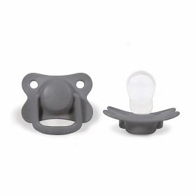Bilde av Filibabba Napp Silikon 2-pack 6+m (Dark Grey)