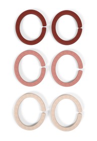 Bilde av Filibabba Silikonringer 6-pakning (Rosa)
