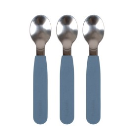 Bilde av Filibabba Skjeer Silikon 3-pack (Powder Blue)