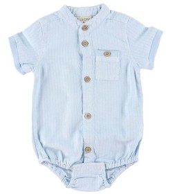 Bilde av Fixoni Body Shirt SS Woven (Baby Blue)