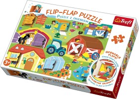 Bilde av Flip-Flap Pussel Bondgård 36-bitar