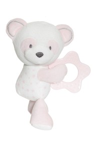 Bilde av Fresh Kid Biteleke med rangle Panda! Panda! (Rosa)