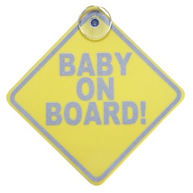 Bilde av Fresh Kid Refleksskilt Baby on Board
