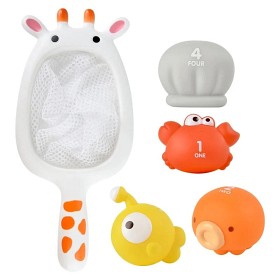 Bilde av Fresh Kid Tub Fun Badelek Fiskesett Giraff med Håv