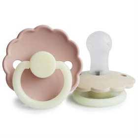 Bilde av Daisy Silikonnapp 2-Pack Størrelse 1 (Blush Night/Cream Night)