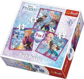 Bilde av Frost - 3-i-1 Pussel
