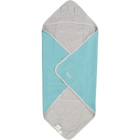 Bilde av Geggamoja Badcape Classic (Mint/Vit)