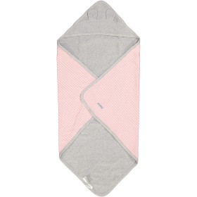 Bilde av Geggamoja Badcape Classic (Rosa/Vit)