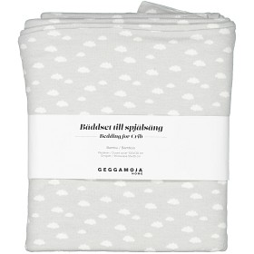 Bilde av Geggamoja Bamboo Bäddset (Moln Grå)