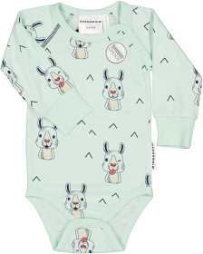 Bilde av Geggamoja Bambu body long sleeve (Mint Lama)