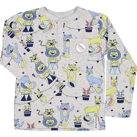 Bilde av Geggamoja Bambu grandpa t-shirt (Grey circus)