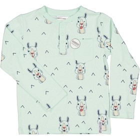 Bilde av Geggamoja Bambu grandpa t-shirt (Mint Lama)
