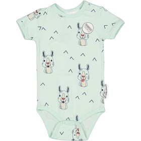 Bilde av Geggamoja Bambu body short sleeve (Mint Lama)