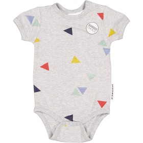 Bilde av Geggamoja Bambu body short sleeve (Grey triangle)