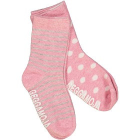 Bilde av Geggamoja Strumpor Classic 2-pack (Rosa Daisy)