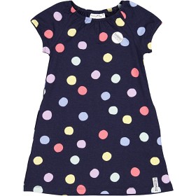 Bilde av Geggamoja Bambu singoalla Klänning (Navy) multi dots)