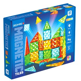 Bilde av Geomag Gems Magnetbrikker 32-deler