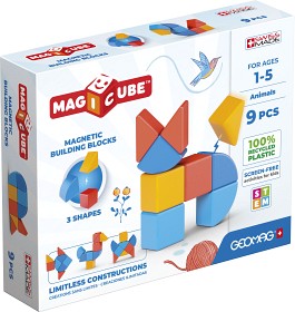 Bilde av Geomag Magicube  Dyr 9 deler