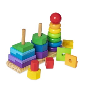 Bilde av Melissa & Doug Geometrisk stapelleketøy