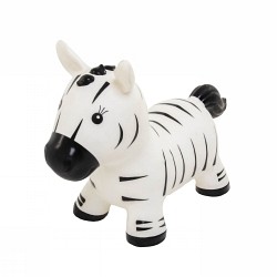 Bilde av Gerardo Toys Hoppdjur Zebra (Vit/Svart)