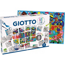 Bilde av Giotto Art Lab Farge og puslespill 46 deler