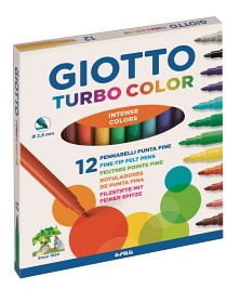 Bilde av Giotto Turbo Color Fiberpennor 12-pack