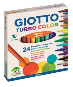 Bilde av Giotto Turbo Color Fiberpennor 24-pack