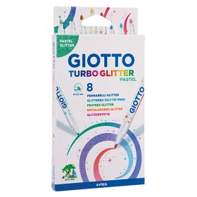 Bilde av Giotto Turbo Glitter Pastel 8-pack