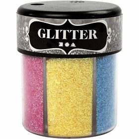 Bilde av Glitterburk (Mixade färger)