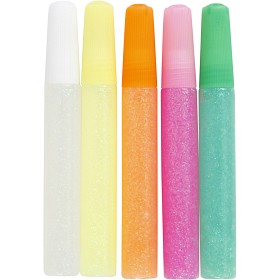 Bilde av Glitterlim 5 st (Pastellfärger)